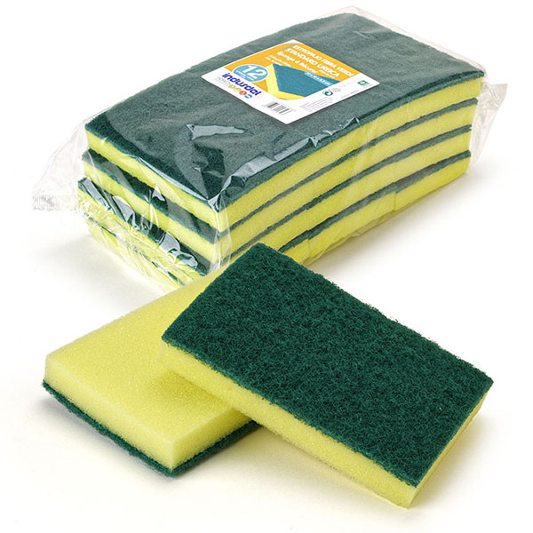 Ref. 1108 - 12 Estropajos mixtos fibra verde standard